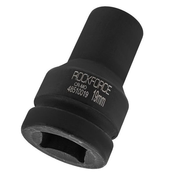 Головка ударна глибока 1'' 6-гранна 19мм RockFORCE RF-48510019 51153 фото
