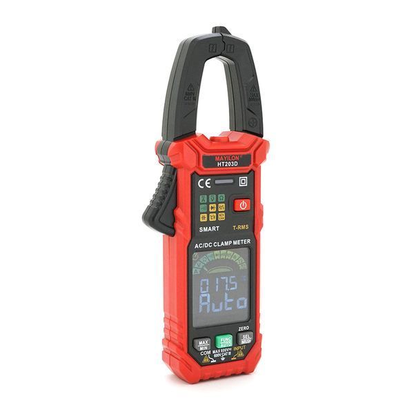 Токові кліщі Mayilon HT-203D Вимірювання: V (AC/DC), A (AC), &Omega;, C, L (NCV). Функції: Data Hold, продзвонювання, тест діодів. -YT32264 фото