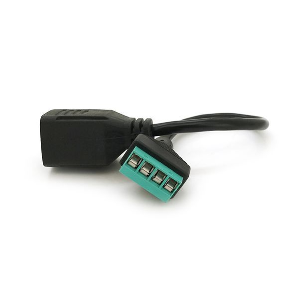 Роз'єм для підключення RJ-45(F) (4 контакти) з клемами під кабель Q100 -YT38788 фото