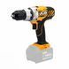 Дриль-шуруповерт акумуляторний 18V, max 65Nm, без акумулятора JCB-18BLDD-B-E 57242 фото 1