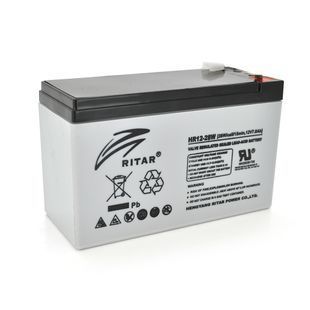 Аккумуляторная батарея AGM RITAR HR1228W, Gray Case, 12V 7.0Ah ( 151 х 65 х 94 (100 ) 2.17kg Q10420 -YT1709 фото