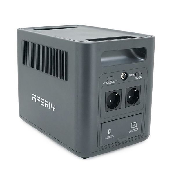 Портативная станция AFERIY AF-P180, LiFePO4 1024Втч. (max1800)Вт, XT60 MPPT 11.5-50В-20А(500W), 4xAC 220v. LED. 2-USB-A 18W , 2xType-C PD20+140Вт, DC+прикуриватель12В/10А, 100% заряд - 1,5 часа, 350*220*263 мм, 11.6kg -YT45857 фото