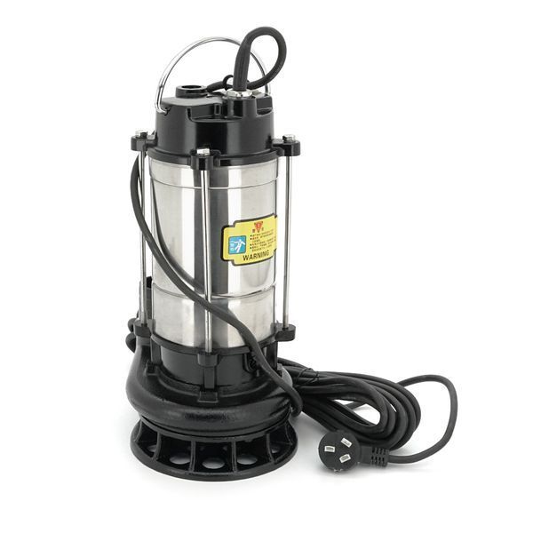 Занурювальний насос, 1500W, 220V, до 13 м&sup3;/год, підйом до 14 м, 50мм, нержавіюча сталь, 410х200х230 мм, 11.740 кг. + перехідник -YT38231 фото