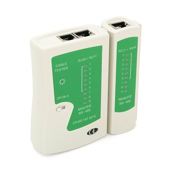 Кабельный тестер Merlion NS-468N RJ-45 (без батарейки в комплекте) Q100 -YT201 фото