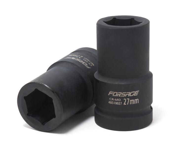 Головка ударная глубокая 1" 6-гранная 27мм Forsage F-48510027 7045 фото