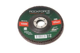 Круг пелюстковий торцевої 115х22мм P120 ROCKFORCE RF-FD4120M 29636 фото