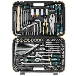 Набір інструментів 142+6 предмета 1/2", 3/8", 1/4" Rockforce RF-41421+6 65586 фото