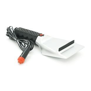 Автомобільний скребок з підігрівом, живлення від прикурювача 12V, 20W, 20x10см -YT43012 фото