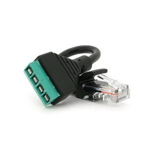 Роз'єм для підключення RJ-45(M) (4 контакти) з клемами під кабель Q100 -YT38789 фото