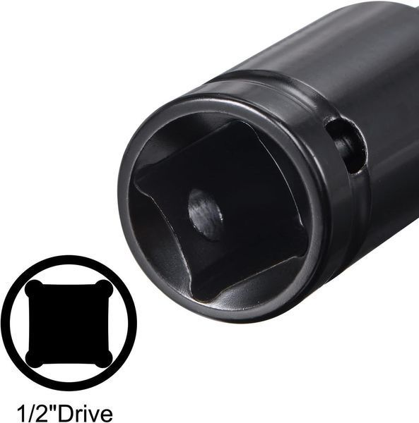 Головка ударна глибока 1/2" 6-гранна 8мм FORCEKRAFT FK-4458508 27023 фото
