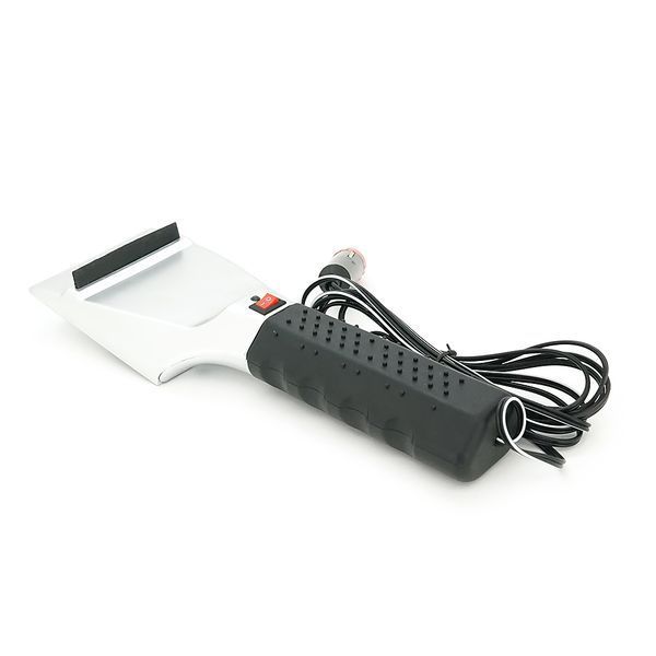 Скребок автомобильный с подогревом, питание от прикуривателя 12V, 20W, 20x10см -YT43012 фото