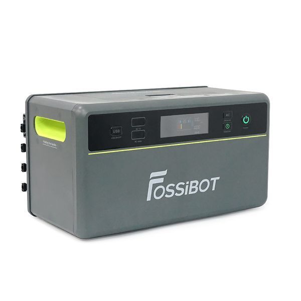 All-in-One Solar station FOSSiBOT FBP1200W+2Battery, APP Control, WiFi, 5874Wh LiFePO4 6000Cycles, MPPT 2000W max, 3хAC 220, 1xUSB-15W, 1хUSB-C(100W), Fast charge 90min, Bluetooth, Heating, IP65, -20-55&deg;C, 476&times;308&times;751mm, 57,5kg -YT45764 фото