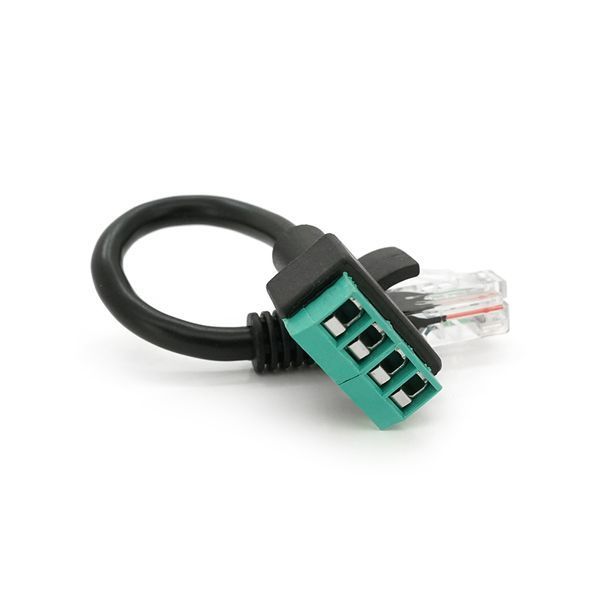 Роз'єм для підключення RJ-45(M) (4 контакти) з клемами під кабель Q100 -YT38789 фото