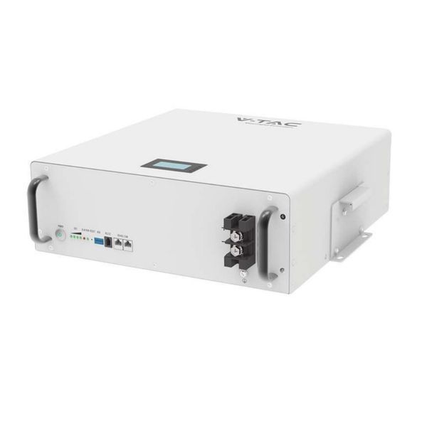 Акумуляторна батарея V-TAC VT48100E-W LiFePO4 51,2V 100Аh 5.12kWh,(100/100A)585x565x275mm, 50,67kg -YT37295 фото
