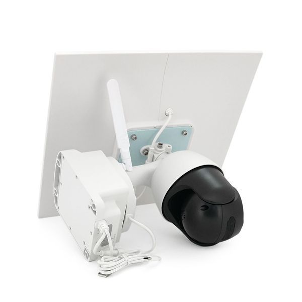 3 Мп 4G поворотная уличная видеокамера Voltronic с солнечной панелью 20W и встроенными АКБ 30000mA UBox IPPTZ12335 2.8mm -YT42089 фото