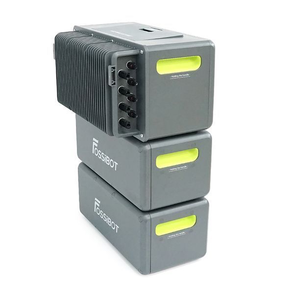 All-in-One Solar station FOSSiBOT FBP1200W+2Battery, APP Control, WiFi, 5874Wh LiFePO4 6000Cycles, MPPT 2000W max, 3хAC 220, 1xUSB-15W, 1хUSB-C(100W), Fast charge 90min, Bluetooth, Heating, IP65, -20-55&deg;C, 476&times;308&times;751mm, 57,5kg -YT45764 фото
