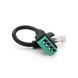Роз'єм для підключення RJ-45(M) (4 контакти) з клемами під кабель Q100 -YT38789 фото 2