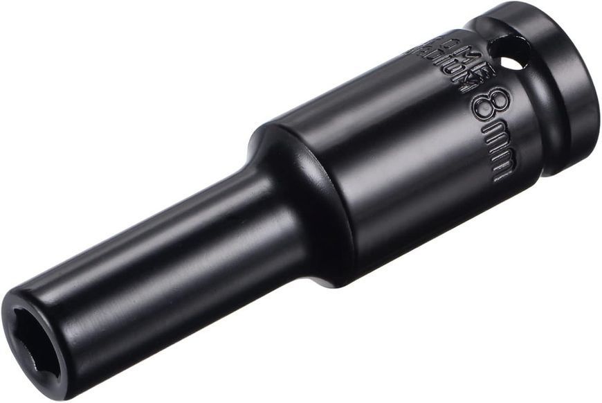 Головка ударна глибока 1/2" 6-гранна 8мм FORCEKRAFT FK-4458508 27023 фото