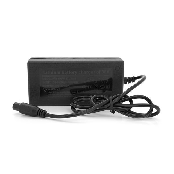 Зарядний пристрій для акумуляторів Li-ion 36V2A(42V),10S,штекер 3PIN GX12 8MM(1+/2-)+ кабель живлення,BOX -YT22343 фото