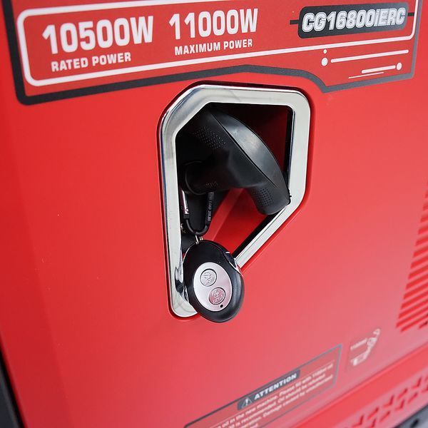 Генератор инверторный COVAX CG16800iERC, 10.5kW, бензин, однофазный 220V, 50Hz, 194FPD, бак 32L, 815х580х760mm, 125kg -YT45586 фото