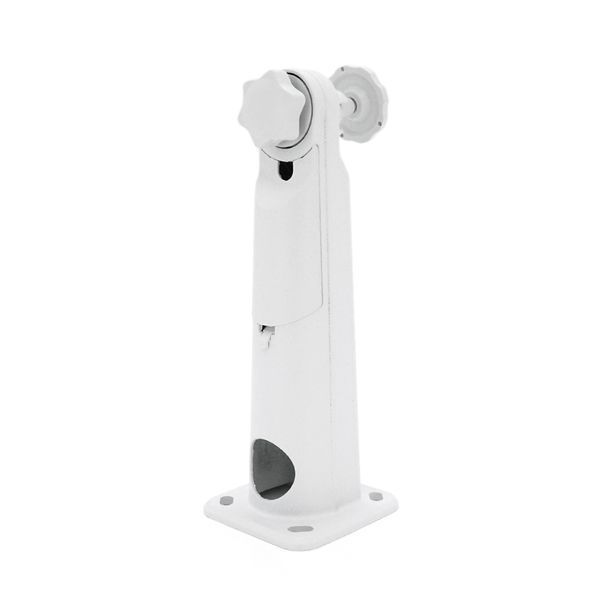 Кронштейн для камеры PiPo PP- 15006, 150mm крепление к стене 4 отверстия, белый, метал c поворотным механизмом М6 болт под камеру -YT30450 фото