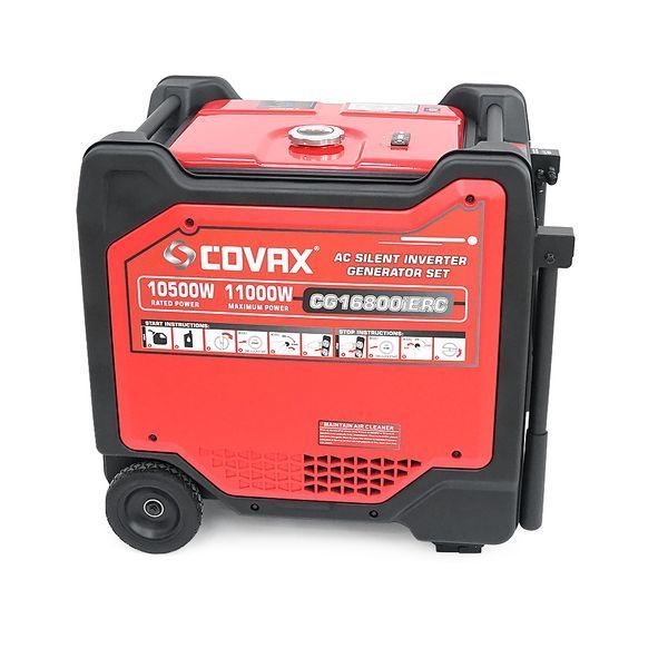 Генератор инверторный COVAX CG16800iERC, 10.5kW, бензин, однофазный 220V, 50Hz, 194FPD, бак 32L, 815х580х760mm, 125kg -YT45586 фото
