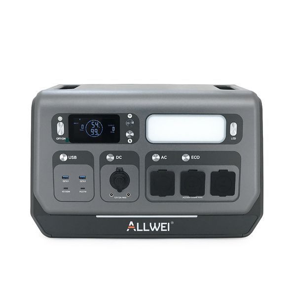 Портативна зарядна станція ALLWEI SGR-PPS2400-2PRO, 2400W/2048Wh LiFePO₄, MPPT 500W max ХТ60/12 &ndash; 60 В/10 А, 2xDC5521-12V-12A, CarPort-12V-12A 2xUSB-A-18W, 2xUSB-C-100W, Wi-Fi, charge 1.5 h, 465x260x295 мм, 23.5 кг -YT45877 фото