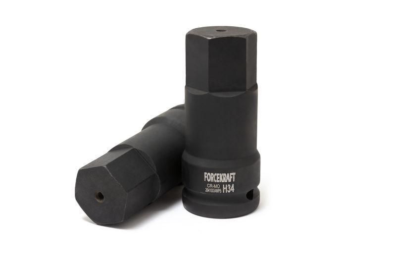 Головка-біта ударна 6-гранна 26мм, 3/4" FORCEKRAFT FK-26410026MPB 28154 фото