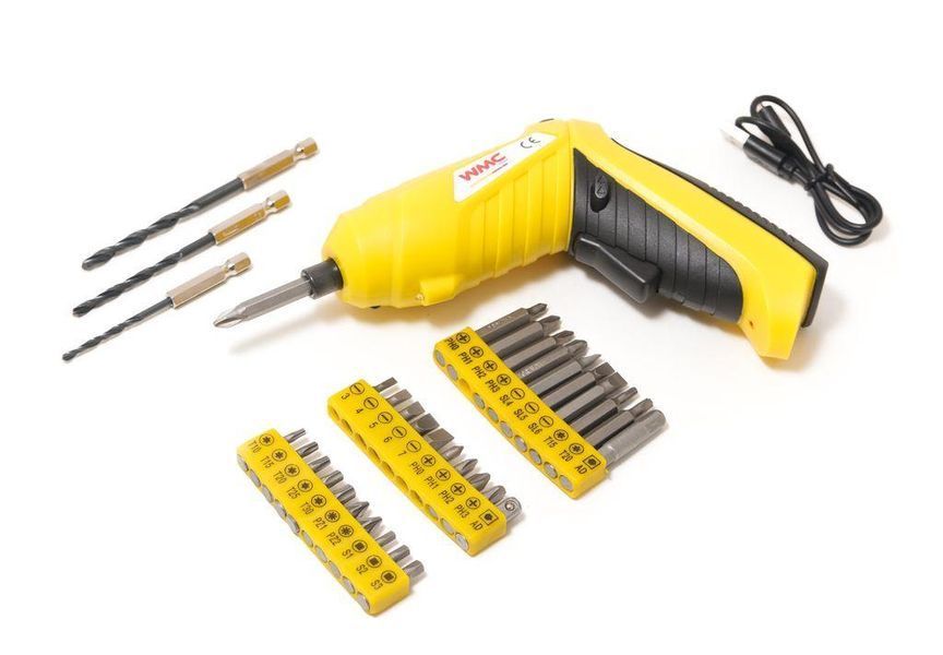 Акумуляторна викрутка з набором інструментів 110пр. WMC TOOLS 20110 48127 фото