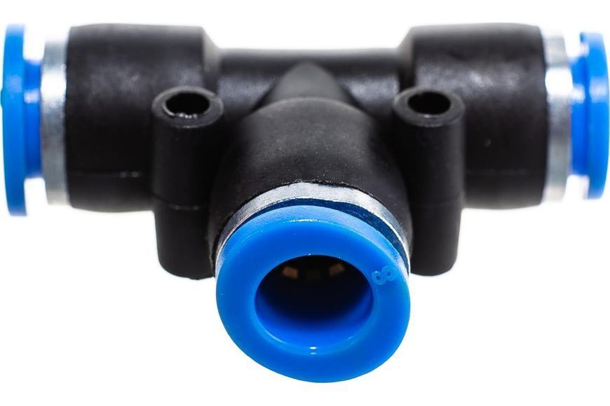 Фитинг T-образный для пластиковых трубок 8мм ROCKFORCE RF-SPE08 2174 фото