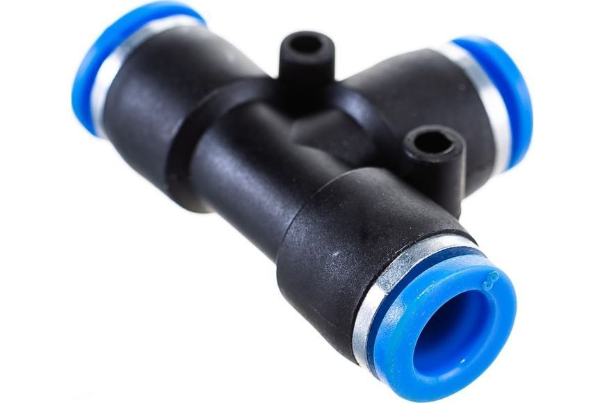 Фитинг T-образный для пластиковых трубок 8мм ROCKFORCE RF-SPE08 2174 фото