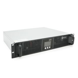 ИБП с правильной синусоидой ONLINE Ritar RT-6KL-LCD, RACK 6000VA (5400Вт), 192В, Ток макс. 5A, под внешний АКБ, (482*420*87)), Q1 -YT1205 фото
