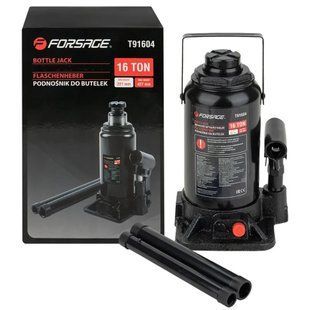 Домкрат бутылочный 16т (205-390мм) Forsage F-T91604DS 57368 фото