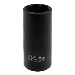 Головка ударна 1/2" 21мм 6-гранна двостороння PATRON P-4267-21 62575 фото