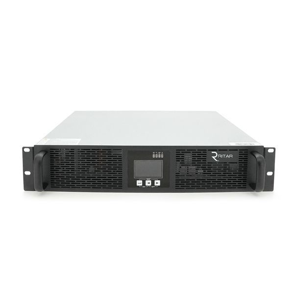 ИБП з правильною синусоїдою ONLINE Ritar RT-6KL-LCD, RACK 6000VA (5400Вт), 192В, Струм макс. 5A, під зовнішній АКБ, (482*420*87)) -YT1205 фото