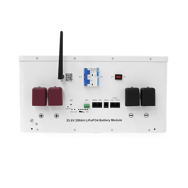 Акумуляторна батарея Must LiFePO4 LP16-24200 25.6V 200Ah, 5,12kWh, BMS100A@8S, CAN2.0/RS232/RS485, 6000 cycles, 486x442x250,44kg -YT32861 фото