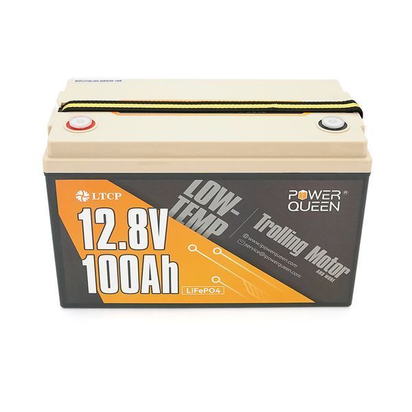 Аккумуляторная батарея LiFePO4 Power Queen 12.8V 100Ah Low-Temp ,1280Wh, BMS 100A, 329*172*214мм -YT38920 фото