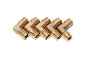 Соединитель угловой наруж.резьба 1/4"х1/4", к-т 5шт. Forsage F-MML04K 26105 фото