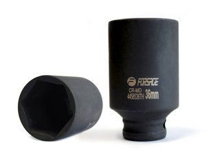Головка ударна глибока тонкостінна 1/2" 6-гранна 36мм Forsage F-4458536TH 5465 фото