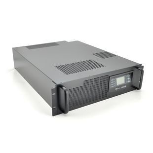 ИБП с правильной синусоидой ONLINE Ritar RT-10KL-LCD, RACK 10000VA (9000Вт), 192В, Ток макс. 5A, под внешний АКБ, (482*420*87), Q1 -YT1189 фото