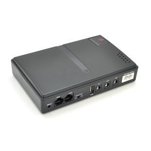 ИБП UPS-18W DC1018P YT45454 для роутеров/коммутаторов/PON/POE-430, 5//9/12V, 1A, 12800MAh(съемные 4*3200MAh), Black, BOX -YT45454 фото