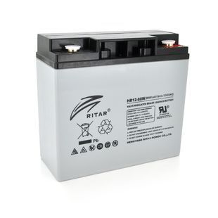 Аккумуляторная батарея AGM RITAR HR1288W, Gray Case, 12V 22.0Ah ( 181 х 77 х 167 (167 ) 6.50kg Q4 -YT1712 фото