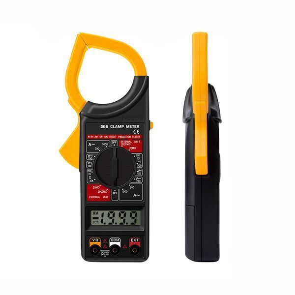 Токовые клещи-мультиметр ANENG DT266. Измерения: A AC, V DC, V AC, &Omega;. Функции: прозвонка, проверка диодов, Data Hold. -YT32103 фото