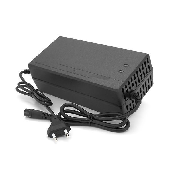 Зарядное устройство Jinyi для аккумуляторов LiFePo4 48V(58,4V),16S,8A,штекер 3-pin,с индикацией,BOX -YT37989 фото