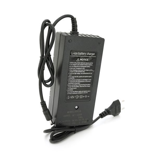 Зарядний пристрій для акумуляторів LiFePo4 36V(43.8V),12S,3A,штекер 5.5*2.5,з індикацією,BOX -YT24373 фото