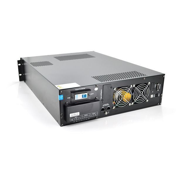 ИБП с правильной синусоидой ONLINE Ritar RT-10KL-LCD, RACK 10000VA (9000Вт), 192В, Ток макс. 5A, под внешний АКБ, (482*420*87), Q1 -YT1189 фото