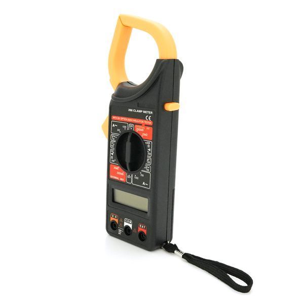 Токовые клещи-мультиметр ANENG DT266. Измерения: A AC, V DC, V AC, &Omega;. Функции: прозвонка, проверка диодов, Data Hold. -YT32103 фото