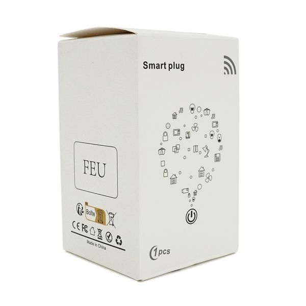 WI-FI розетка 16A+ лічильник електроенергії, White, Box YT-35278 фото