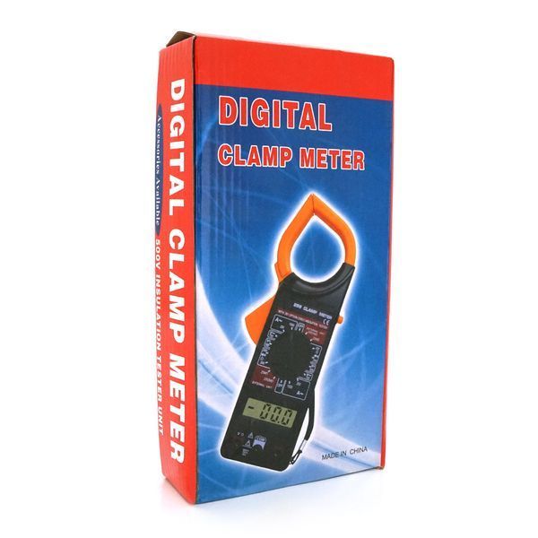 Токовые клещи-мультиметр ANENG DT266. Измерения: A AC, V DC, V AC, &Omega;. Функции: прозвонка, проверка диодов, Data Hold. -YT32103 фото
