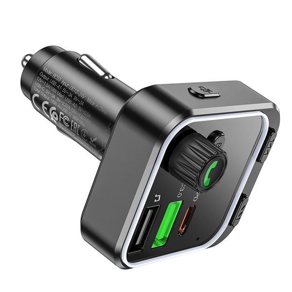 FM- модулятор Borofone BC53, Black, Box -YT39957 фото
